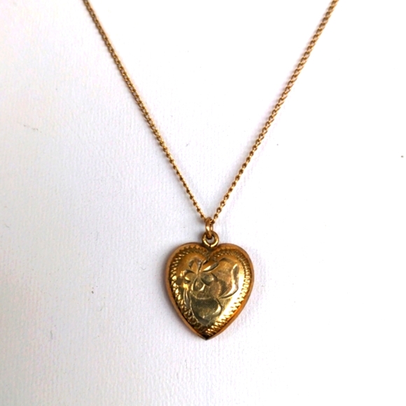 Birks Jewelry - Vintage Birks gold filled necklace  heart shaped